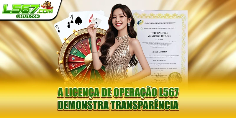 A licença de operação L567 demonstra transparência