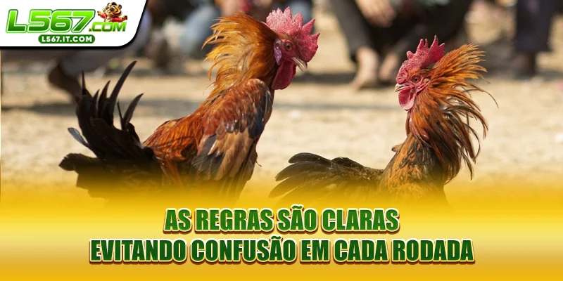 As regras são claras, evitando confusão em cada rodada