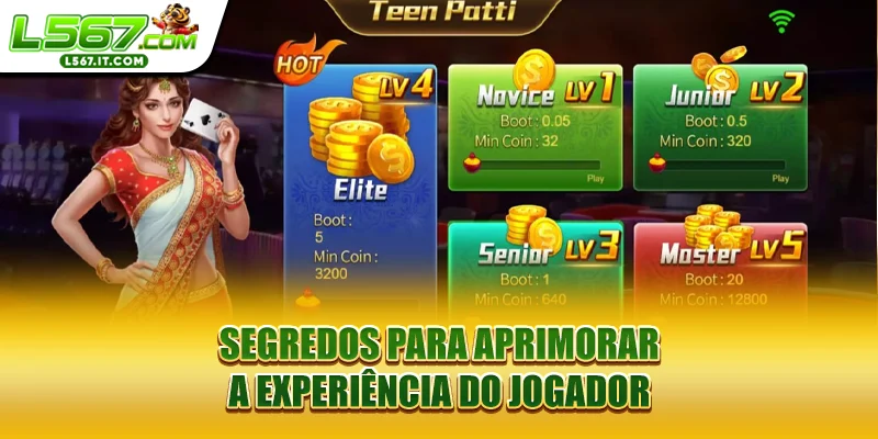 Segredos para aprimorar a experiência do jogador